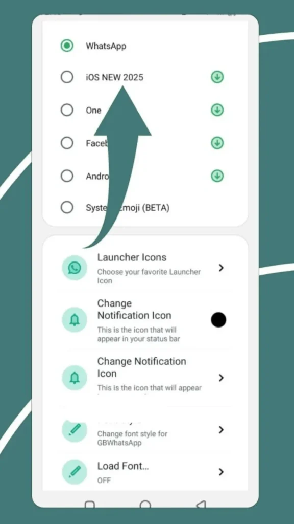 GB WhatsApp new ios style screenshot